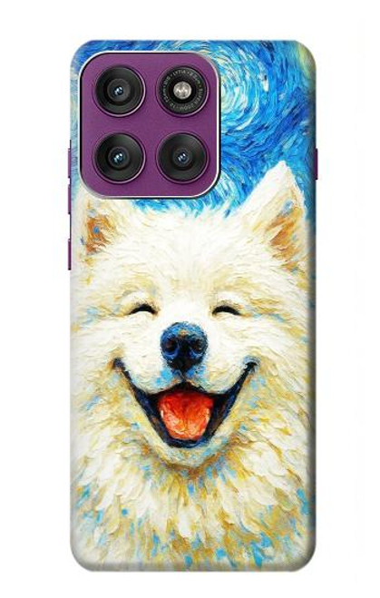 S4064 Smile Dog Van Gogh Starry Night Case For Motorola Edge 60 Pro