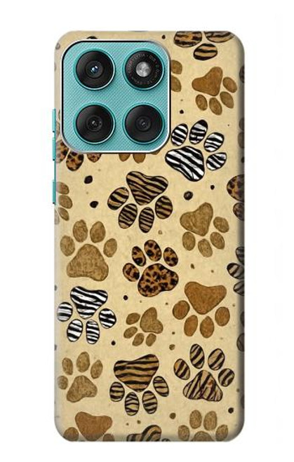 S4032 Wild Animal Paw Foot Print Case For Motorola Edge 60 Fusion