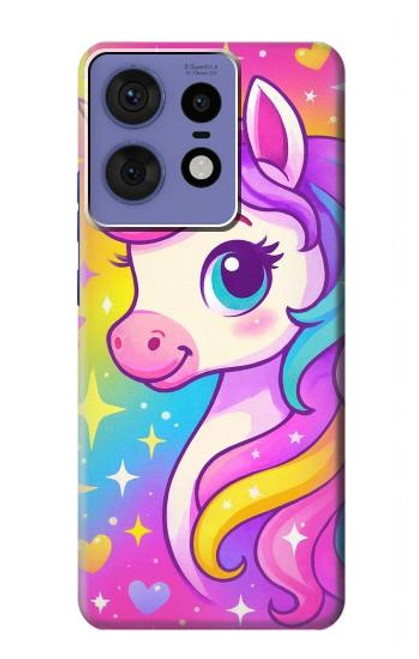 S4057 Cute Unicorn Cartoon Case For Motorola Edge 50 Pro