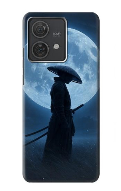 S4034 Samurai Moon Night Case For Motorola Edge 40 Neo
