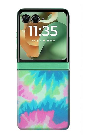 S4033 Pastel Color Tie Dye Case For Motorola Razr 70+,60+, Razr+ (2026, 2025, 2024)
