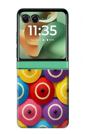 S4065 Snake Eye Umbrella Pattern Case For Motorola Razr 70+,60+, Razr+ (2026, 2025, 2024)