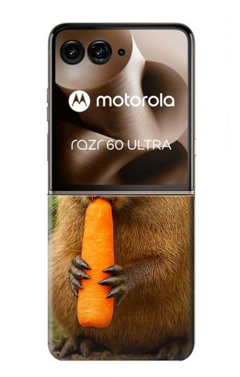 S4068 Capybara Butterfly Case For Motorola Razr 70 Ultra, 60 Ultra, 50 Ultra, Ultra 2026, Ultra 2025