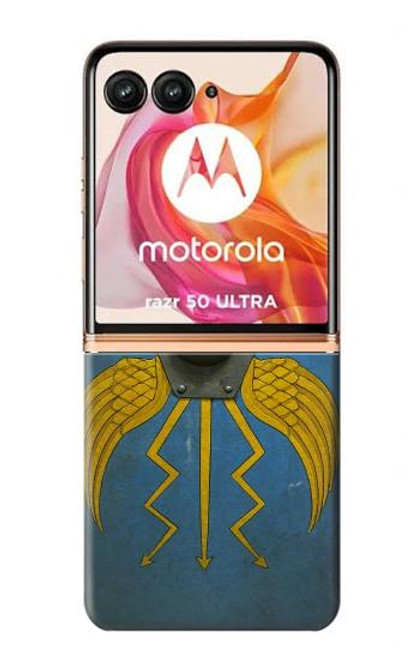 S4052 Blue Roman Shield Case For Motorola razr+ 2024, Motorola Razr 50 Ultra