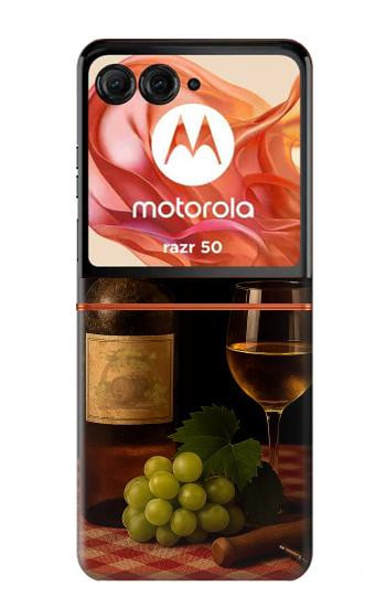 S4041 Old Vines Wine Case For Motorola razr 2024, Motorola Razr 70,60,50, Razr (2026, 2025, 2024)