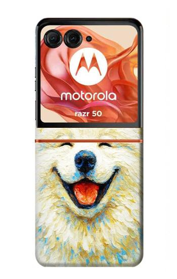 S4064 Smile Dog Van Gogh Starry Night Case For Motorola razr 2024, Motorola Razr 70,60,50, Razr (2026, 2025, 2024)