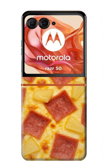 S4067 Hawaiian Pizza Case For Motorola razr 2024, Motorola Razr 70,60,50, Razr (2026, 2025, 2024)