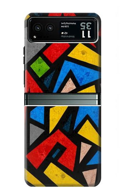 S4044 Street Art Abstract Graphics Case For Motorola Razr 40