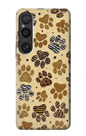 S4032 Wild Animal Paw Foot Print Case For Sony Xperia 1 VI