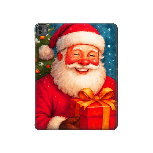 S4046 Happy Santa Hard Case For iPad Pro 13 (2024,2025), Air 13 2026