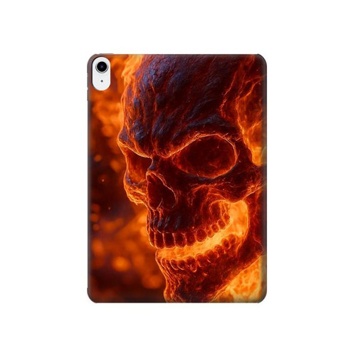 S4062 Fire Skull Hard Case For iPad 10.9 (2025,2022)