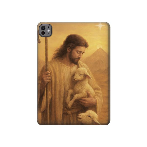 S4042 Merciful Jesus Hard Case For iPad Air (2020, 2022), Air 11 (2024,2025,2026), Pro 11 (2022)