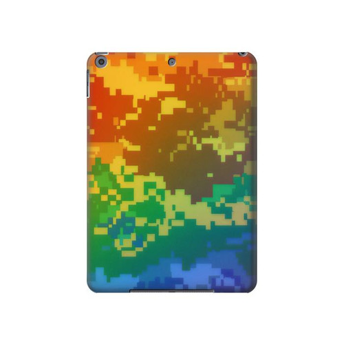 S4047 LGBTQ Camouflage Hard Case For iPad 10.2 (2021,2020,2019), iPad 9 8 7