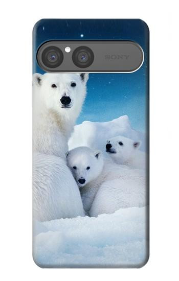 S0285 Polar Bear Family Arctic Case For Sony Xperia 10 VII, 10 VIII