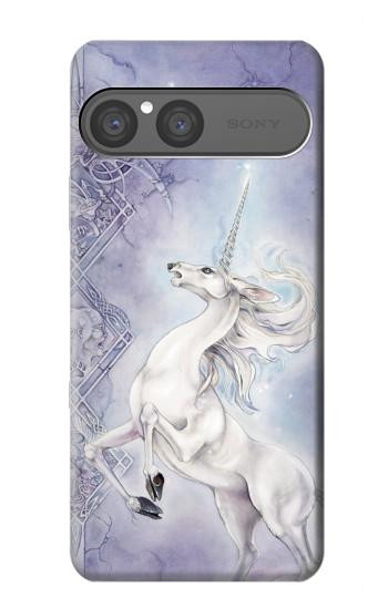 S1134 White Horse Unicorn Case For Sony Xperia 10 VII, 10 VIII