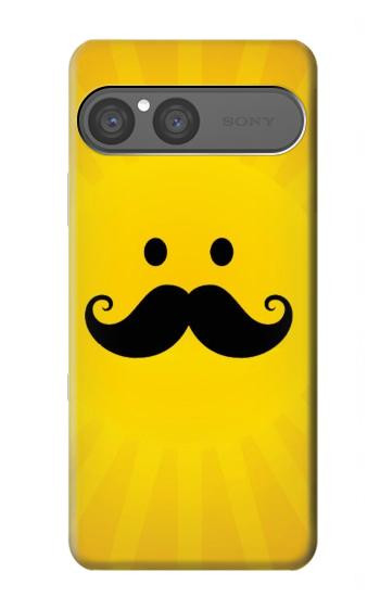 S1145 Yellow Mustache Sun Case For Sony Xperia 10 VII, 10 VIII