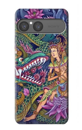 S1240 Bali Painting Case For Sony Xperia 10 VII, 10 VIII