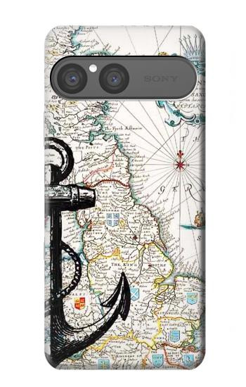 S1962 Nautical Chart Case For Sony Xperia 10 VII, 10 VIII
