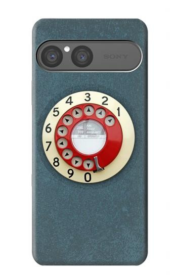 S1968 Rotary Dial Telephone Case For Sony Xperia 10 VII, 10 VIII