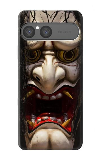 S2112 Hannya Demon Mask Case For Sony Xperia 10 VII, 10 VIII