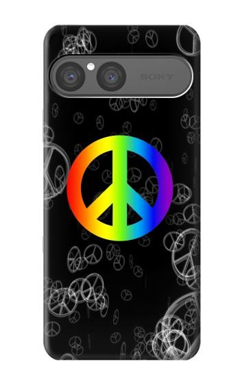 S2356 Peace Sign Case For Sony Xperia 10 VII, 10 VIII