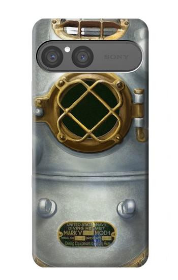 S2646 Vintage Deep Sea Diver Helmet Case For Sony Xperia 10 VII, 10 VIII