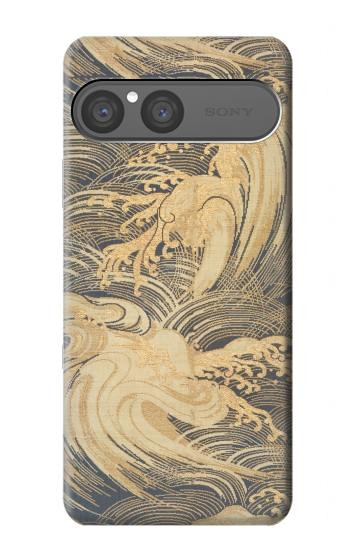 S2680 Japan Art Obi With Stylized Waves Case For Sony Xperia 10 VII, 10 VIII