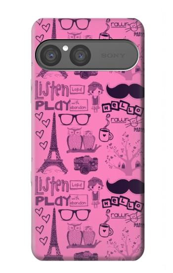 S2885 Paris Pink Case For Sony Xperia 10 VII