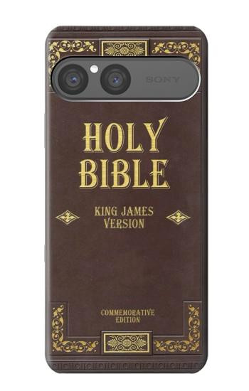 S2889 Holy Bible Cover King James Version Case For Sony Xperia 10 VII, 10 VIII