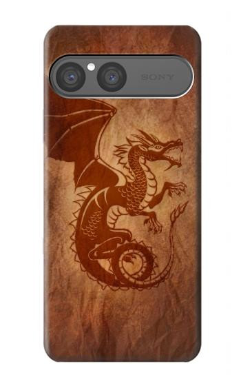 S3086 Red Dragon Tattoo Case For Sony Xperia 10 VII, 10 VIII