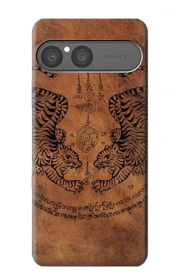 S3209 Sak Yant Twin Tiger Case For Sony Xperia 10 VII, 10 VIII