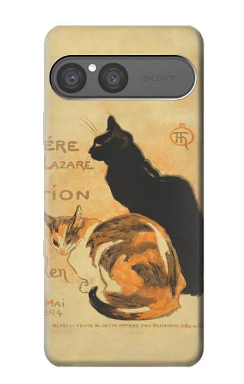 S3229 Vintage Cat Poster Case For Sony Xperia 10 VII