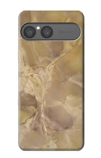 S3240 Yellow Marble Stone Case For Sony Xperia 10 VII