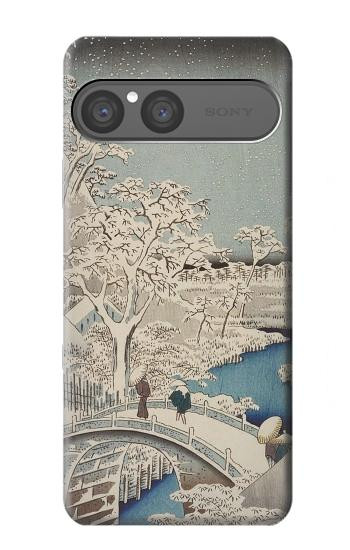 S3350 Utagawa Hiroshige Drum Bridge Yuhi Hill in Meguro Case For Sony Xperia 10 VII