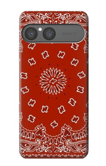 S3355 Bandana Red Pattern Case For Sony Xperia 10 VII, 10 VIII