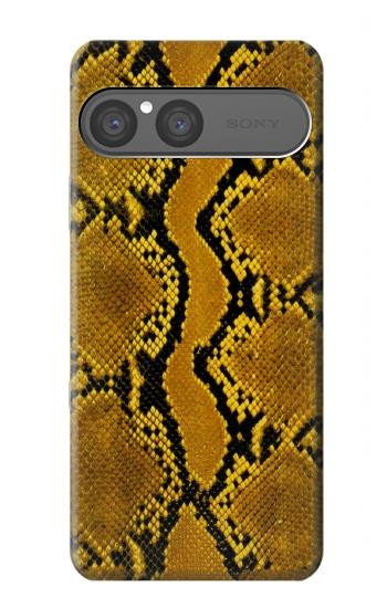 S3365 Yellow Python Skin Graphic Print Case For Sony Xperia 10 VII