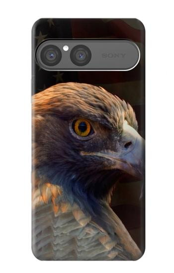 S3376 Eagle American Flag Case For Sony Xperia 10 VII, 10 VIII