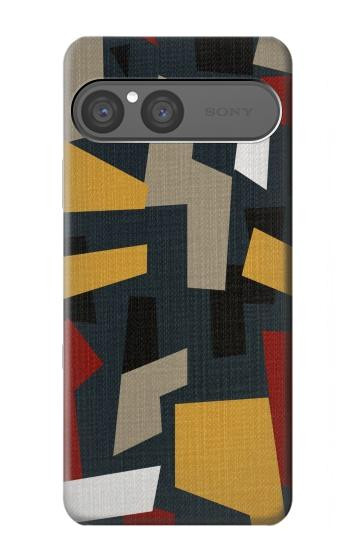 S3386 Abstract Fabric Texture Case For Sony Xperia 10 VII, 10 VIII