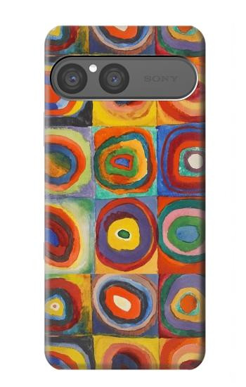 S3409 Squares Concentric Circles Case For Sony Xperia 10 VII
