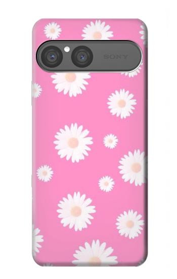S3500 Pink Floral Pattern Case For Sony Xperia 10 VII, 10 VIII