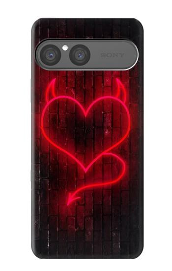 S3682 Devil Heart Case For Sony Xperia 10 VII