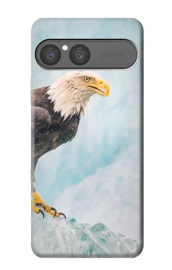 S3843 Bald Eagle On Ice Case For Sony Xperia 10 VII, 10 VIII