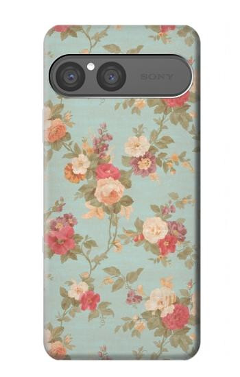S3910 Vintage Rose Case For Sony Xperia 10 VII, 10 VIII