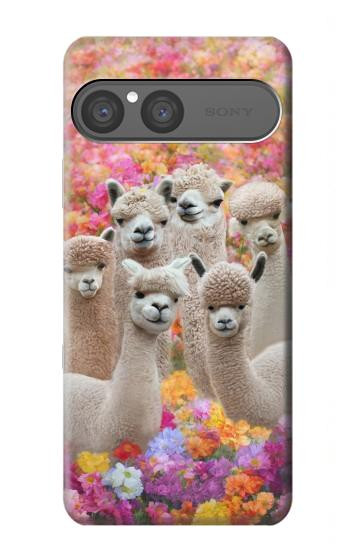 S3916 Alpaca Family Baby Alpaca Case For Sony Xperia 10 VII, 10 VIII