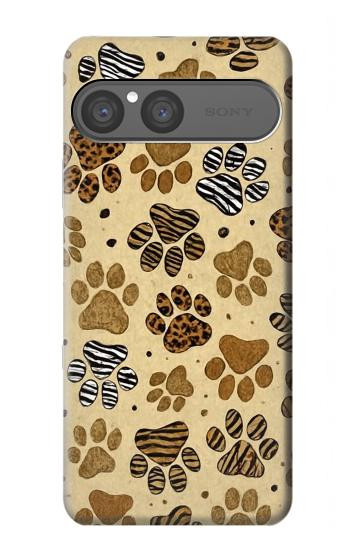 S4032 Wild Animal Paw Foot Print Case For Sony Xperia 10 VII, 10 VIII