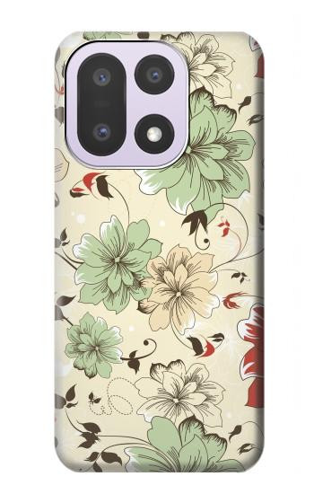 S2179 Flower Floral Vintage Art Pattern Case For OnePlus 15