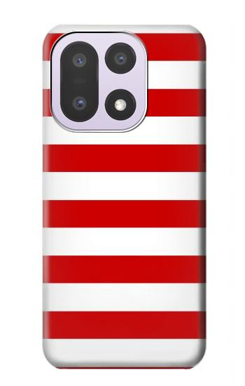 S2364 Red and White Striped Case For OnePlus 15