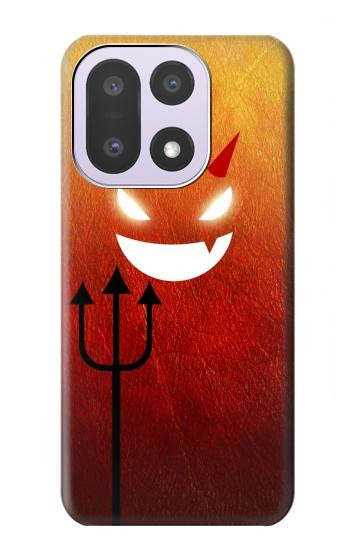 S2454 Red Cute Little Devil Cartoon Case For OnePlus 15