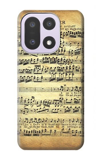 S2667 The Fowler Mozart Music Sheet Case For OnePlus 15