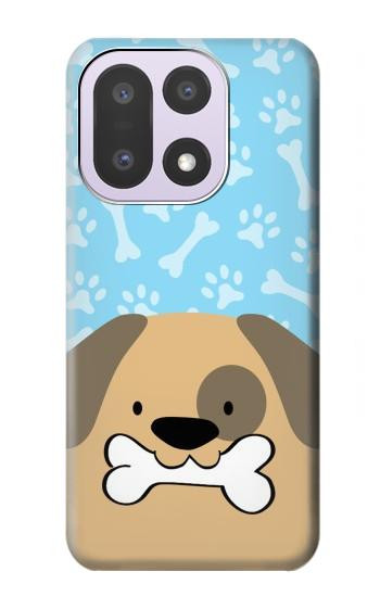 S2669 Cute Dog Paws Bones Cartoon Case For OnePlus 15